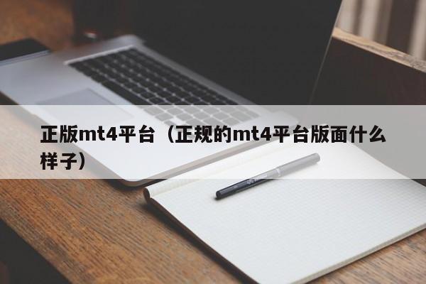 正版mt4平台（正规的mt4平台版面什么样子）
